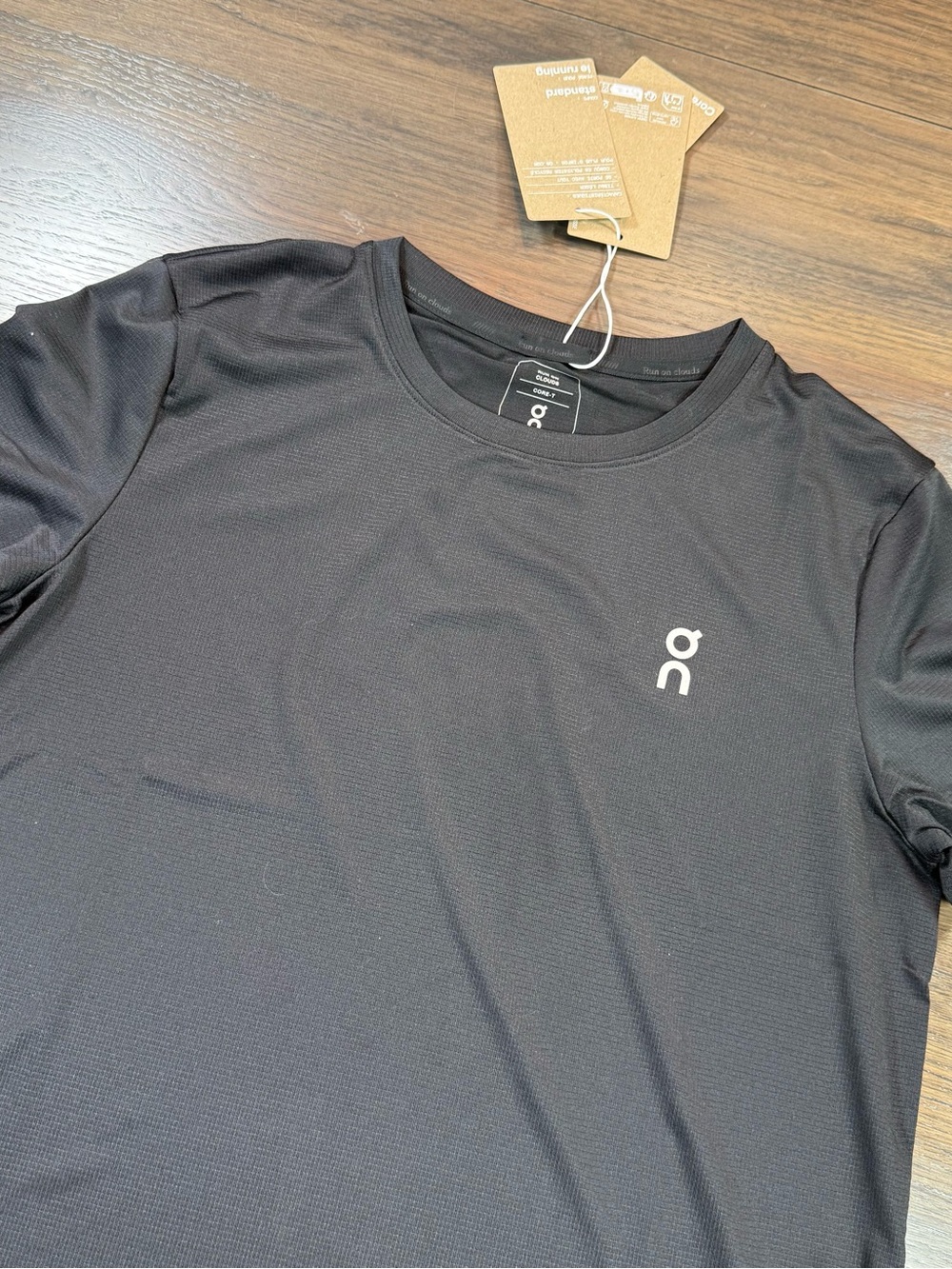 On Running Women’s Core T Short-Sleeve Performance Tee in Black